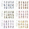 Seal, Collage, Assortment, Flake Stickers, Retro, Fashionable, Girls (Fog)