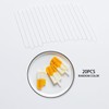 20 Pcs Clear Popsicle Sticks, Reusable Cakesicle Sticks Acrylic Ice