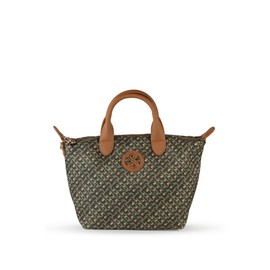 Sam And Libby Callen Monogram Nylon Mini Tote, Brown, One Size