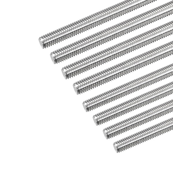 TOP-VIGOR 8Pcs M6 x 190mm Fully Threaded Rod, 304 Stainless