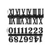WANGCL Clock Numerals Kit Roman Numerals Wall Clock Accessories Arabic