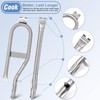 Criditpid Grill Replacement Parts for Dyna-Glo DGH450CRP, Stainless Steel Heat