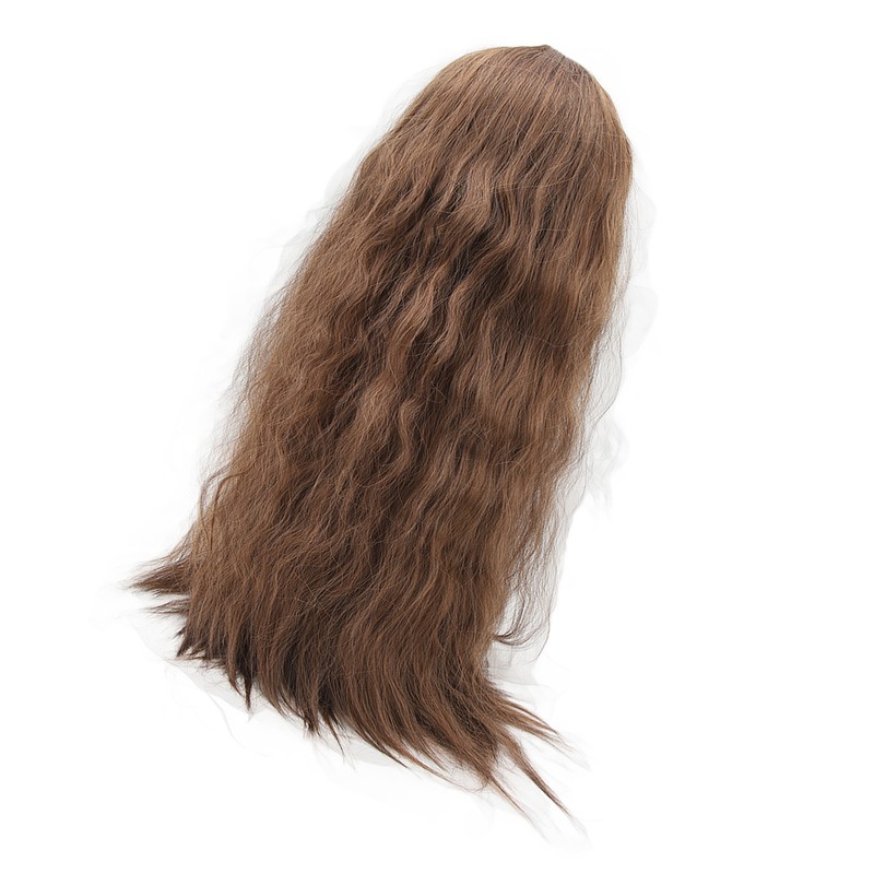 Women Long Curly Wigs Central Parting Universal Wig Headgear for