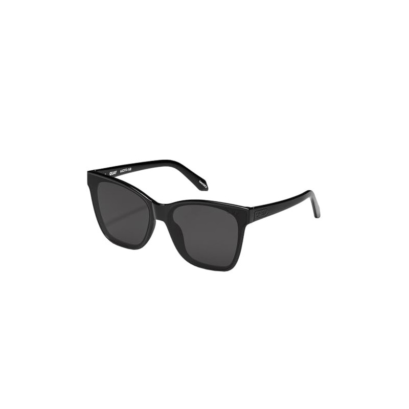 Quay Square Sunglasses, Black, Extra Large