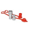 1/4” Ag ISO 5675 Hydraulic Quick Connect Coupler Set, 3/8"