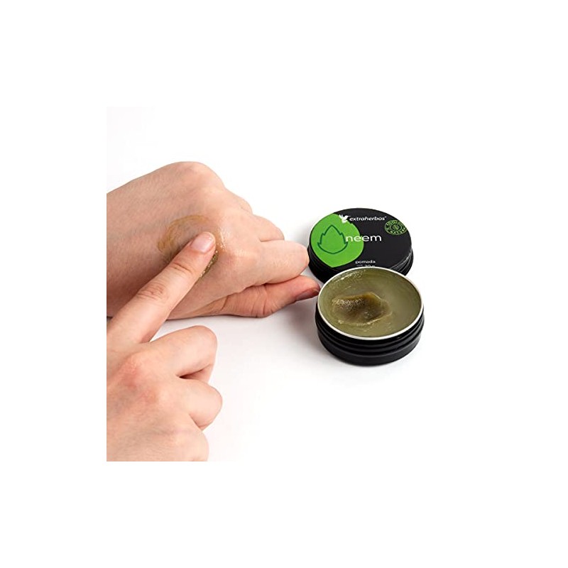 Extraherbos Pomada de Neem 100% Natural, 30g - Para cicatrices