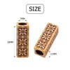 Hair Beads for Dreadlocks, 60pcs Imitation Wooden Hair Beads Braids
