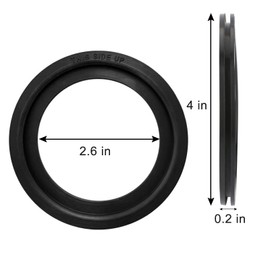 2 Pack 385311658 Flush Ball Seal Kit RV Toilet Gasket Sealer Flush Ball Gaskets RV Toilet Seal Replacement Compatible with Dometic 300/310/320 RV Toilets