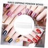 Ipetboom Nail Dipping Powder Box French Manicure Supplies 2pcs Manicure