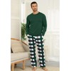 KUYIGO Mens Pyjamas Set Long Sleeve Comfortable Pajama Sets for