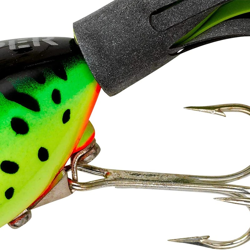Arbogast Hula Popper 3/8 oz Fishing Lure - Fire Tiger