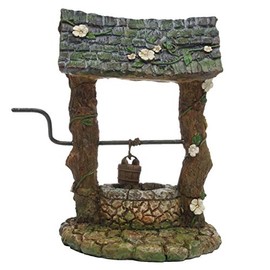TG,LLC Treasure Gurus Miniature Old Wishing Water Well Fairy Garden Ornament Dollhouse Accessory Decor