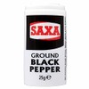 Saxa Ground Pepper | Pack of 4 | White Pepper