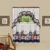 Achim Home Furnishings Precious Printed Tier and Swag Window Curtain