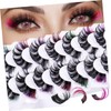 TOVINANNA 7 Pair Lash Clusters Women's False Eyelashes Curl for