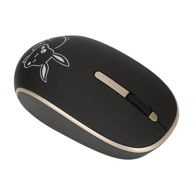 Wireless Type C Mouse 1200DPI Mute Button USB Dual Receiver