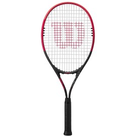 Wilson Hyper Power Tennis Racquet (4 3/8" Grip) Doubles Bundle with an Advantage 2.5 Bag or Backpack – Optional Tennis Balls and Grips