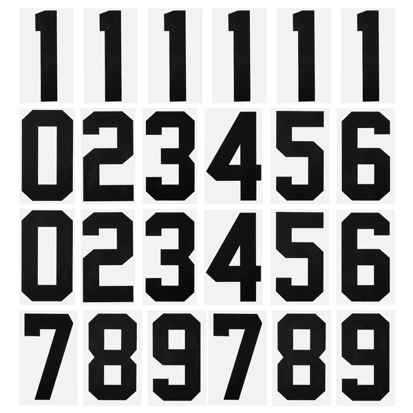 MECCANIXITY Iron on Numbers 0 to 9 Heat Transfer 8"