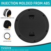 6" Black Circular Inspection Hatch Marine Access Port Hatch Cover,Boat