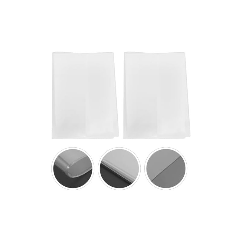 3 Fundas Impermeables Transparentes Para Cuadernos A5 Protector De Libros