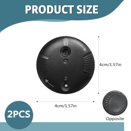 2 PCS Hearing Aid Filters, Cerumen Filter Baffle Replacement Compatible with Phonak Cerushield Disk v2.0 Unitron Audeo, Professional Ear Wax Guard Accessories to Protect Hearing Aid from Contamination