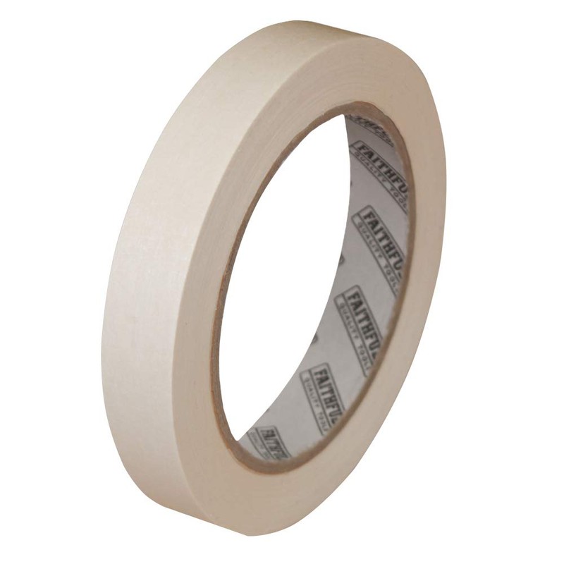 Faithfull FAITAPEMAS19 Masking Tape 19mm x 50m