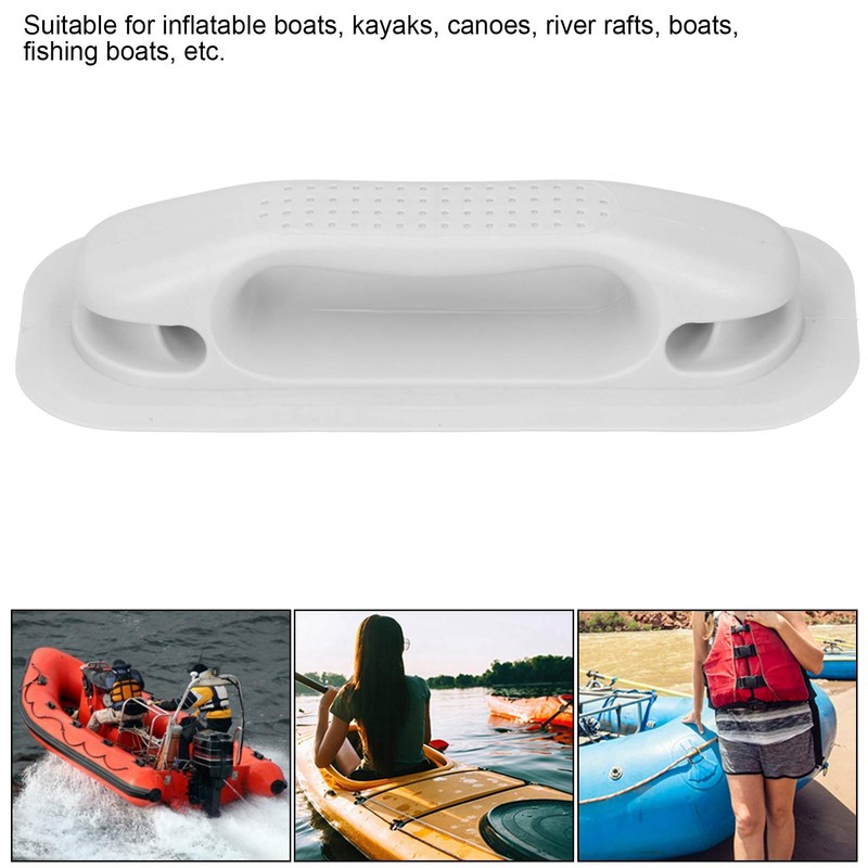 Cersalt Boat Handrail, with Hole Handle, Rubber Boat Grab Bar,