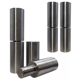 Sidco Supply 4” Inch Weldable Barrel Hinges – Heavy Duty Gate Hinges – Weld On - 4 Pack