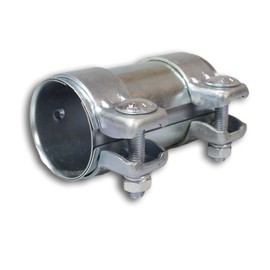 Exhaust Universal Pipe Connector 58 x 62.5 x 125 mm Double Clamp 58 x 125 mm