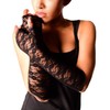 Arunta® Women's Lace Arm Warmers, black