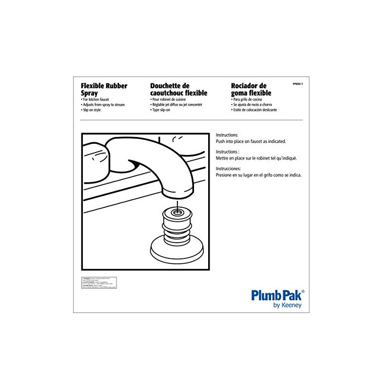 Plumb Pak PP800-7 PlumPak Flexible Faucet Aerator, Rubber, One Size,