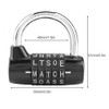 Sonew Combination Padlock with 5-Digit line Code - Password Security