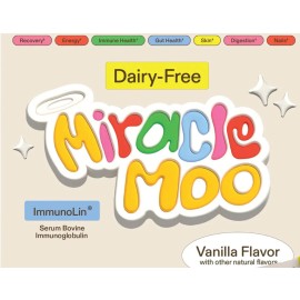 Miracle Moo Dairy Free Supplement Colostrum , Highest IgG ImmunoLin UNFLAVORED