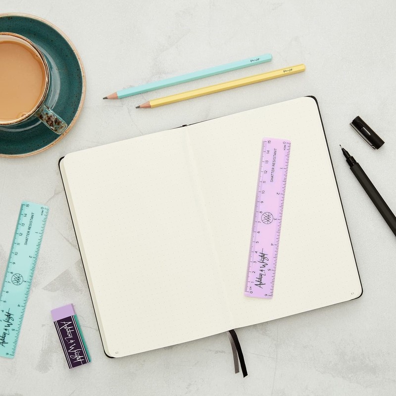 6 Inch / 15cm Rulers - Shatter Resistant - Class