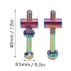2 PCS RISK M5 X 40mm Bike Seatpost Screw Seat