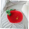 Hohopeti Realistic Apple Plush Throw Pillow Soft Fruit Stuffed Cushion