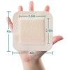 Silicone Foam Dressing with Border Adhesive Waterproof 4"x4"(10 cm*10 cm)