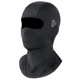 Sturmhaube Gesichtshaube, Balaclavas Atmungsaktive Winddicht Skimaske Sturmmaske für Outdoorsports Fahrrad Motorrad Motorradfahren Skifahren Radfahren Snowboarden für Damen und Herren Schwarz