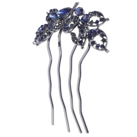 SAFIGLE Alloy Rhinestone Crown Hair Comb Decorative Kids Fashion Accessory for Wedding Party Headband Chinese Hair Jewelry Tool