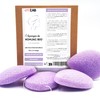 Organic Konjac Sponge for Face with Lavender | Set of