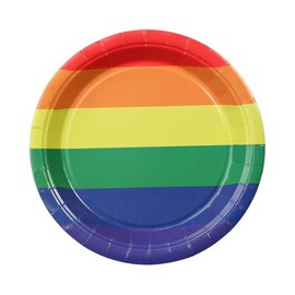 NW NATIONWEAR All Pride Products (Papperstallrikar Regnbåge - Pridetallrikar 2x8 Pack)