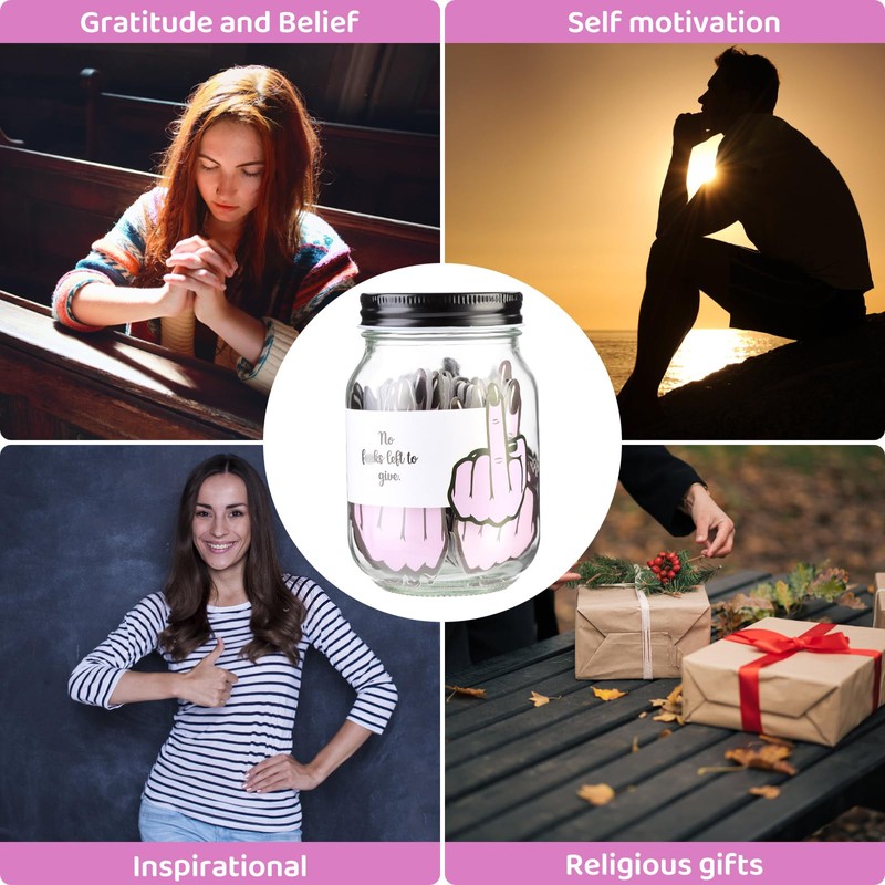 60 PCS Positive Emotional Support Gift Set Funny Affirmation Cards