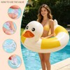 2-Pack Duck Pool Float - Fun Floaties Inflatable Swimming Pool