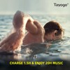 Tayogo Waterproof MP3 Player for Swimming, 8GB, IPX8, Magnetic Charging,