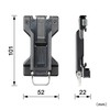 Tajima Safety System Safety Holder for Vertical Belts, Resin Fit,