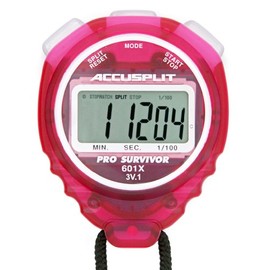 ACCUSPLIT Pro Survivor - A601X Stopwatch, Clock, Extra Large Display (Cherry)