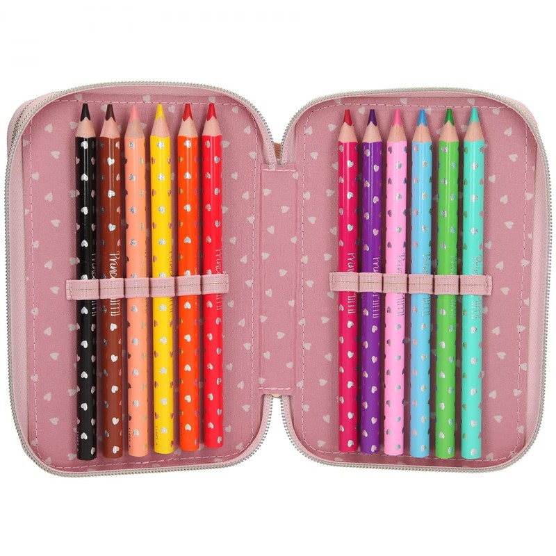 Depesche 12041 Princess Mimi - Filled 2-Compartment Pencil Case with