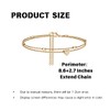 Artmiss Layered Anklets Women Heart Gold Ankle Bracelet Charm Beaded