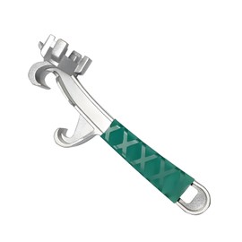 5 Gallon Bucket Wrench and 55 Gallon Drum Bung Wrench - 9 Inch Aluminum Bucket Opener Tool with Non-Slip Grip, 3 Lid-Opening Functions, Smooth Finish for Paint-Safe Water Container Opener