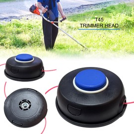 T45X Trimmer Head (M12x1.75) Replacement for Husqvarna 143R 240R 250R 335LS 335FR 343R 345FR 135R 142RB 142RJ 143R-II 152RB 152RJ 153R 235FR 235R 236R 240R 241R 243RJ 250R 253RB 253RJ Trimmers